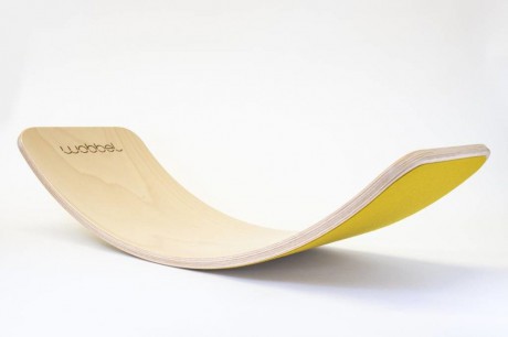 Deska do balansowania Original z filcem Mustard Wobbel