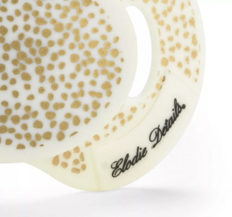 Smoczek uspokajający 3 m+ wzór Gold Shimmer Elodie Details