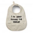Śliniak z kieszonką do karmienia niemowląt Elodie Details wzór Change the World