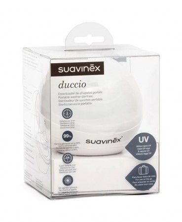 Sterylizator UV Duccio do smoczków uspokajaczy | kolor biały | Suavinex