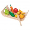 Warzywa i owoce do krojenia - drewniany zestaw do zabawy | Plan Toys
