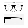 Wymiary okularów Babiators wielkość 3-7 lat