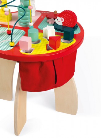 Stolik edukacyjny duży drewniany Baby Forest | Janod