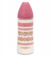 Butelka 360ml | smoczek okrągły | kolor różowy | Suavinex Haute Couture