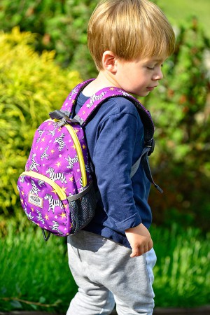Plecak ze smyczą dla dziecka | wzór Zebra Libra | Hugger