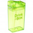 Bidon ze słomką 235ml | zielone | DRINK IN THE BOX