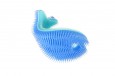 Miękka silikonowa myjka-rybka do kąpieli | niebieska | InnoBaby